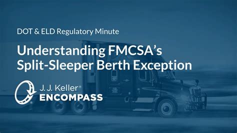 Fmcsa Split Sleeper Berth Explained